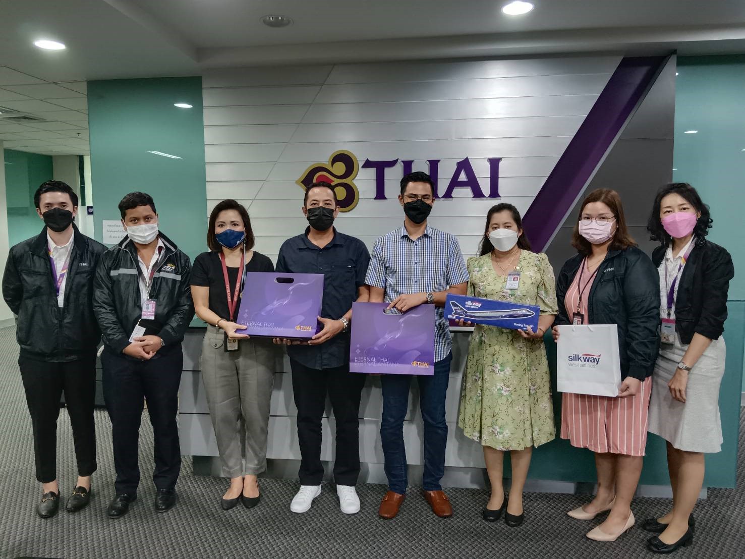 The Courtesy Visit of Silk Way West Airlines (7L)