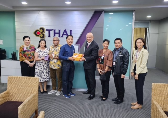 THAI Ground services management team welcome new GA station manager