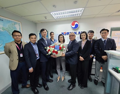 Congratulates Korean Air