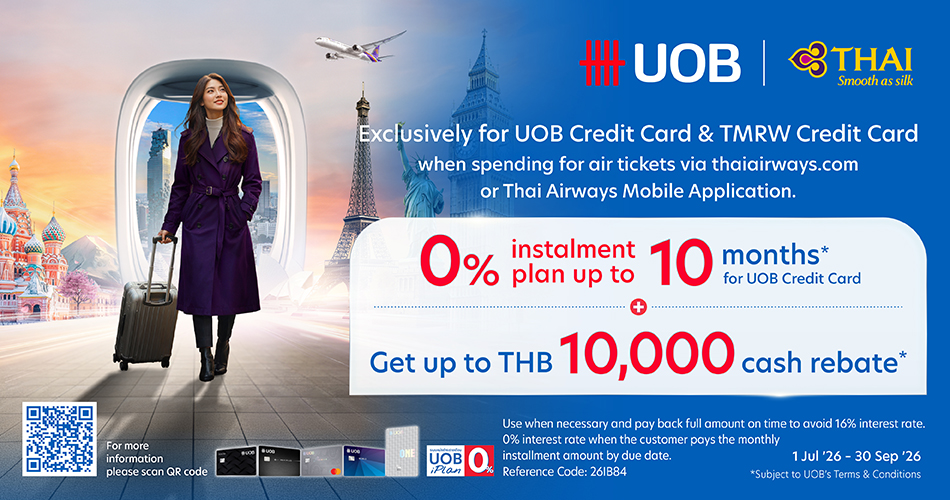 Co-Promotion with UOB Credit Card & TMRW Credit Card