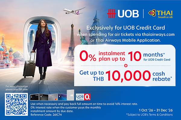 Co-Promotion with UOB Credit Card & TMRW Credit Card