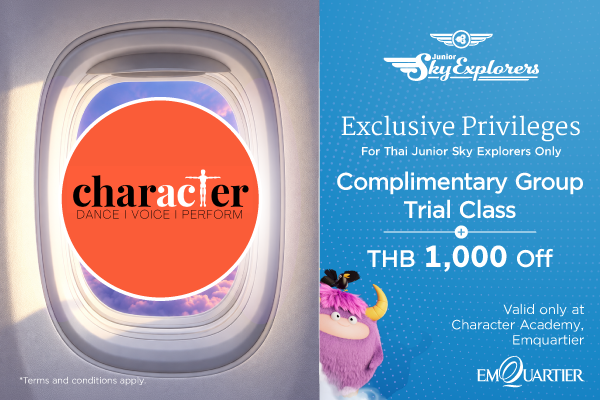 Character Academy: Complimentary Group Trial Class + THB 1,000 Off*