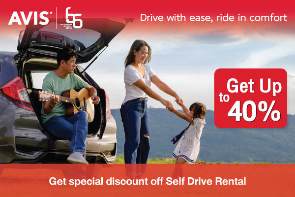 Exclusive self-Drive Rental Discount Up to 40% off