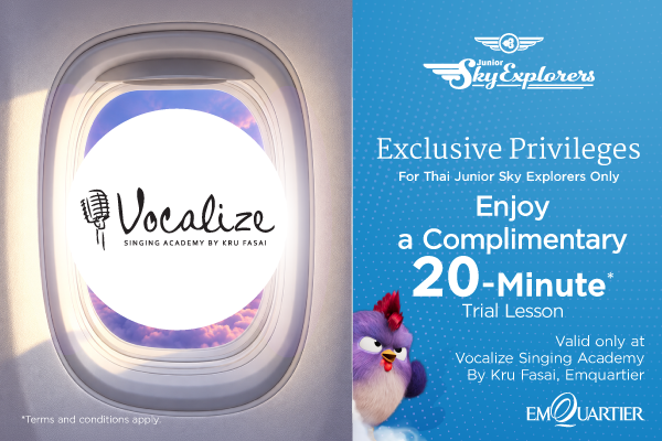Vocalize Singing Academy by Kru Fasai: Enjoy a Complimentary 20-Minute Trial Class