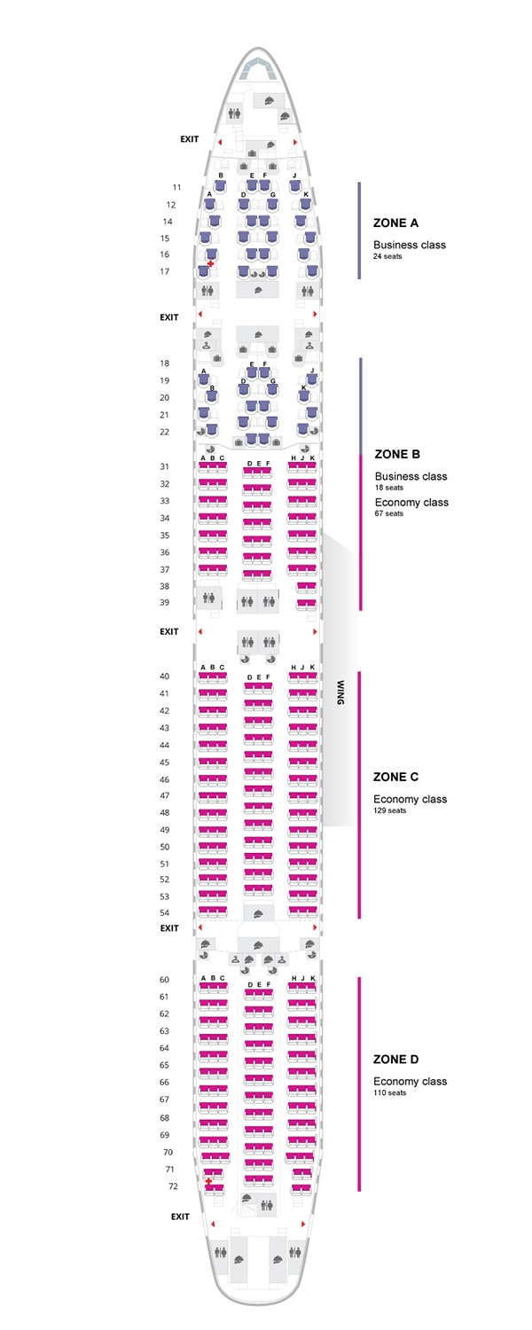 Boeing 777 300er Seating Chart Thai Airways