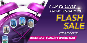 Flash Sale Offers from Singapore